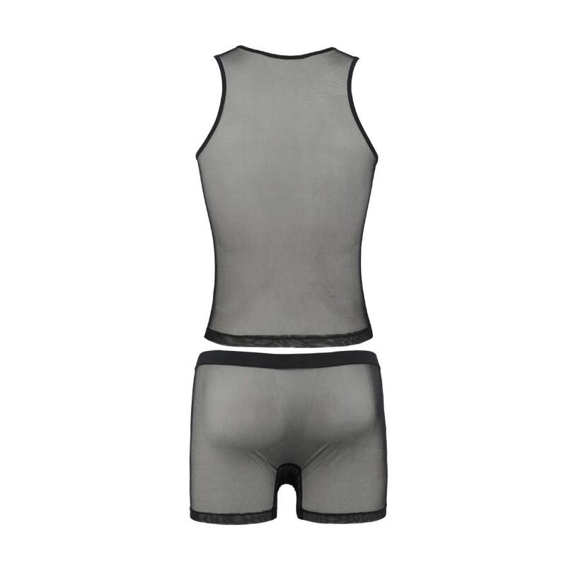 PASSION - 054 SET OSCAR NERO L/XL – Confezioni di lingerie da uomo – foto 4