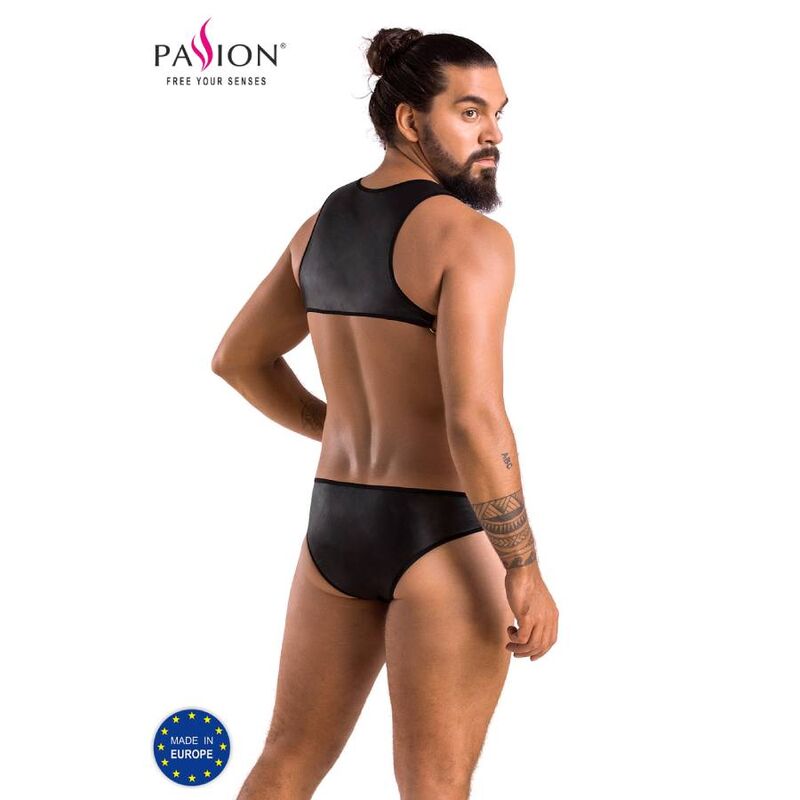 PASSION - 056 BODY ADAM NERO S/M – Imbracature da uomo – foto 2