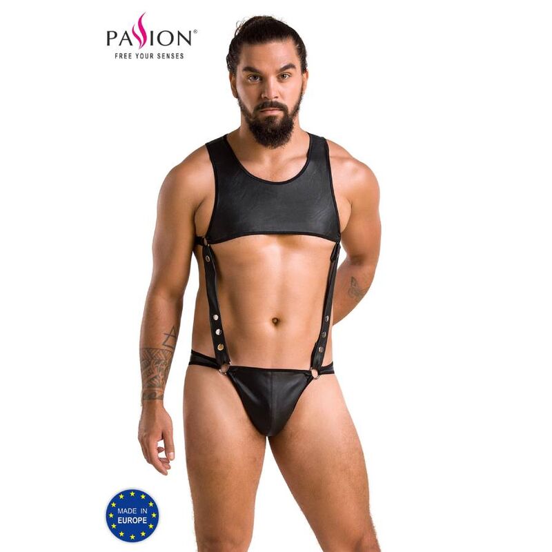 PASSION - 056 BODY ADAM NERO L/XL – Imbracature da uomo
