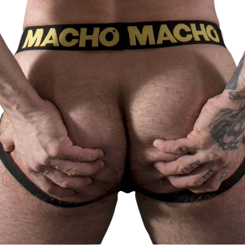 MACHO - MX25AC JOCK GIALLO PELLE S – Sospensori