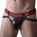 MACHO - MX25RC JOCK ROSSO PELLE S – Sospensori