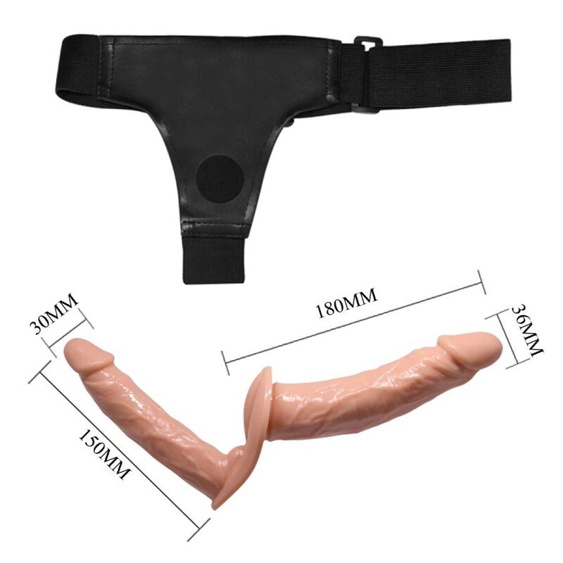 BAILE - ULTRA APPASSIONATA DOPPI DILDOS CON IMBRAGATURA – Imbracature senza vibrazioni – foto 5