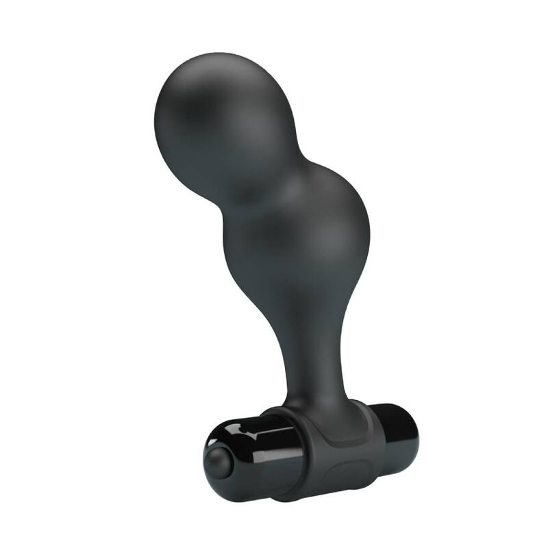 MR PLAY - PLUG ANALE VIBRATORE IN SILICONE NERO – Vibratori anali – foto 4