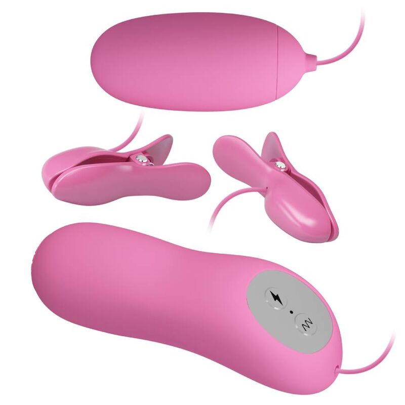 PRETTY LOVE - PINZETTA CON VIBRAZIONE ED ELETTROSHOCK ROSA – Mini vibratori