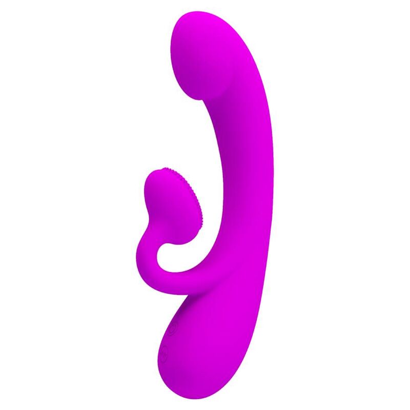PRETTY LOVE - SINCERO VIBRATORE CLITORIDEO IN SILICONE E SUCCHIATORE VIOLA – Stimolatore dell'aria nessuna vibrazione