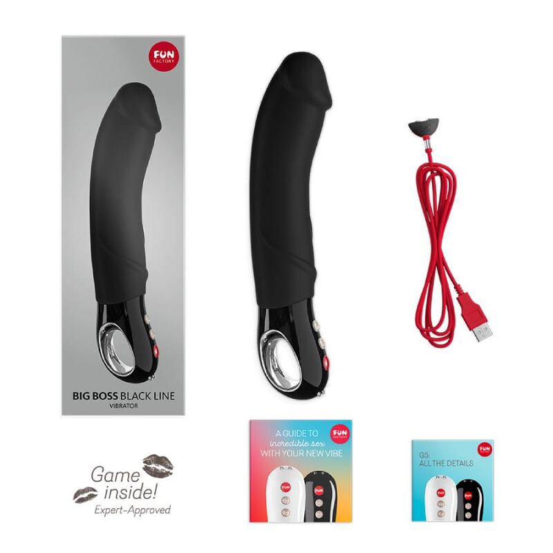 FUN FACTORY - VIBRATORE BIG BOSS LINEA NERA – Impermeabili al 100%. – foto 7