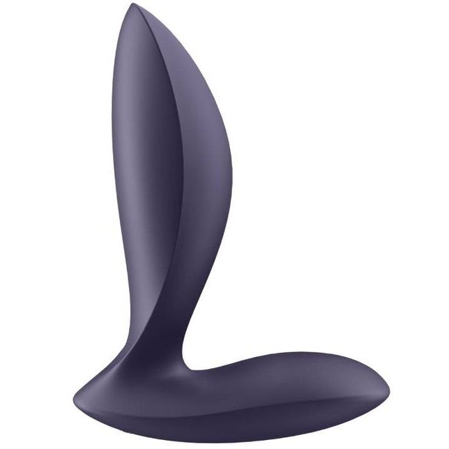 SATISFYER - SPINA DI ALIMENTAZIONE VIOLA – Tappi anali