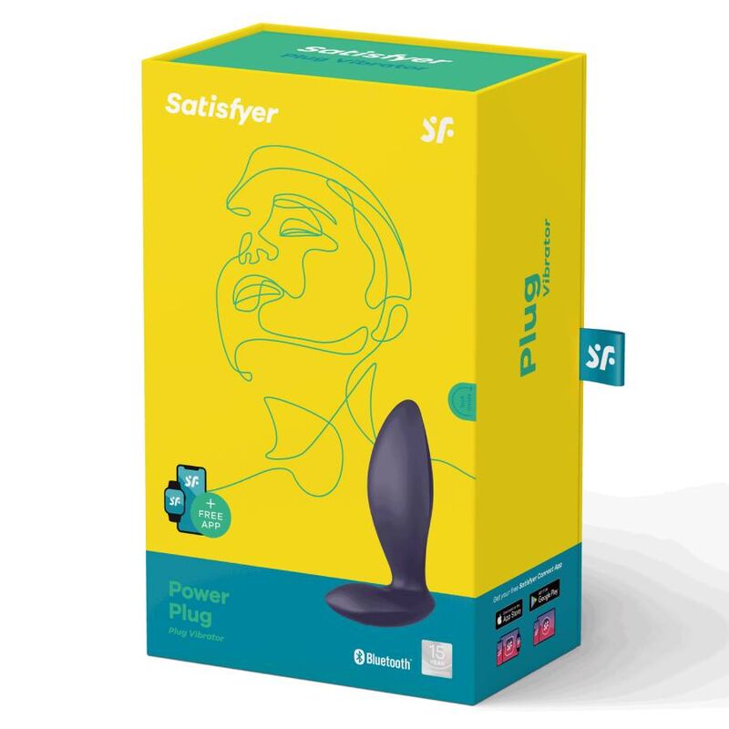 SATISFYER - SPINA DI ALIMENTAZIONE VIOLA – Tappi anali – foto 2