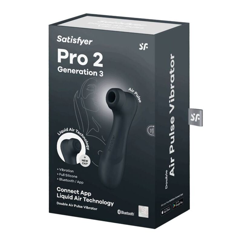 SATISFYER - PRO 2 GENERAZIONE 3 BLUETOOTH NERO E APP – Vibratori con APP – foto 7