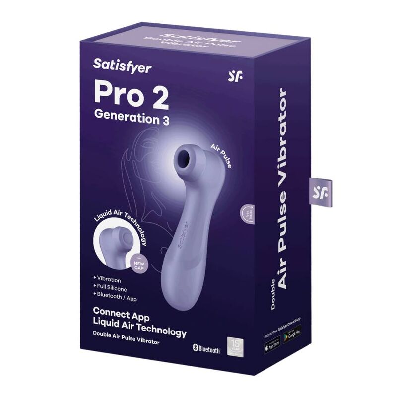 SATISFYER - PRO 2 GENERAZIONE 3 BLUETOOTH LILLA E APP – Vibratori con APP – foto 7