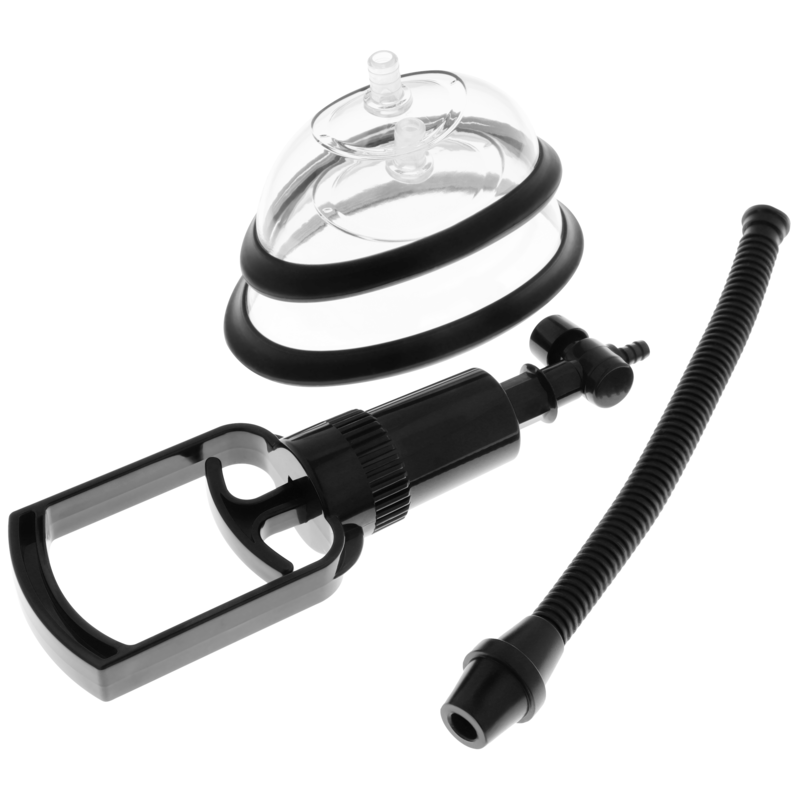 INTENSE - PUMP POMPA MANUALE VAGINALE CON DUE COPPE INTERCAMBIABILI – Vagine con vibrazione – foto 3