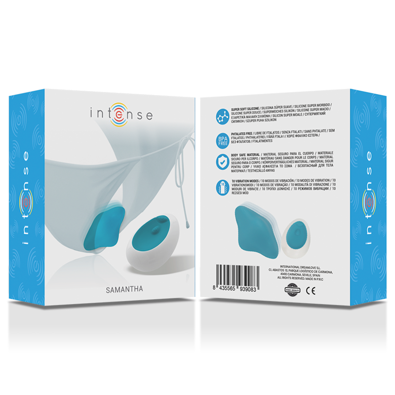 INTENSE - SAMANTHA PANTIE REMOTE CONTROL BLU – Telecomando – foto 7