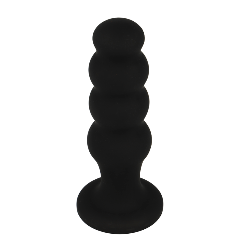 BLACK&SILVER - PLUG ANALE IN SILICONE SCOTT PREMIUM NERO – Tappi anali – foto 3