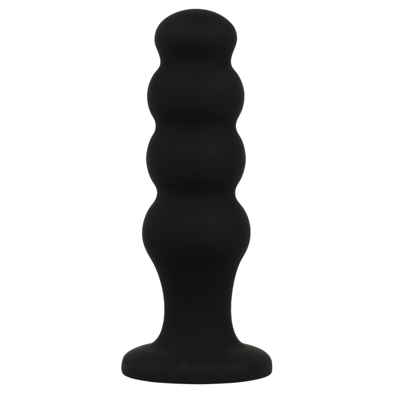 BLACK&SILVER - PLUG ANALE IN SILICONE SCOTT PREMIUM NERO – Tappi anali