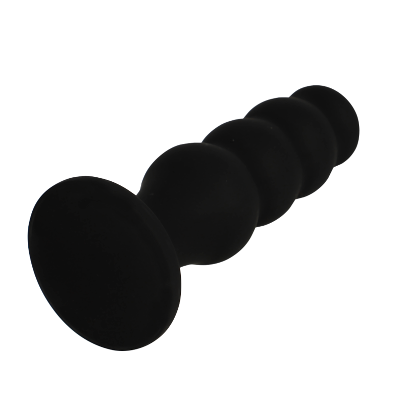 BLACK&SILVER - PLUG ANALE IN SILICONE SCOTT PREMIUM NERO – Tappi anali – foto 4
