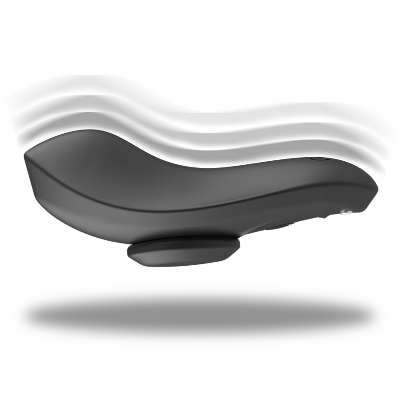 BLACK&SILVER - PANTALONE VIBRATORE IN SILICONE RICARICABILE PRESTON NERO – Telecomando – foto 5