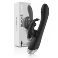 BLACK&SILVER - DJ. STIMOLATORE CONIGLIO IN SILICONE RICARICABILE ADAM NERO – Vibratori di coniglio