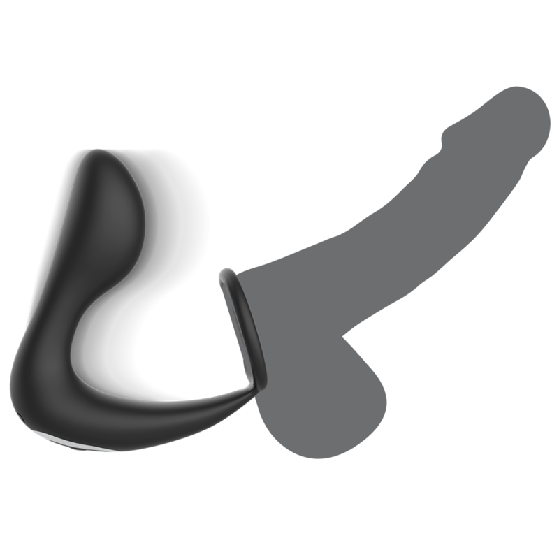 BLACK&SILVER - MASSAGGIATORE ANALE CON TELECOMANDO RICARICABILE IN SILICONE NERO – Telecomando – foto 5