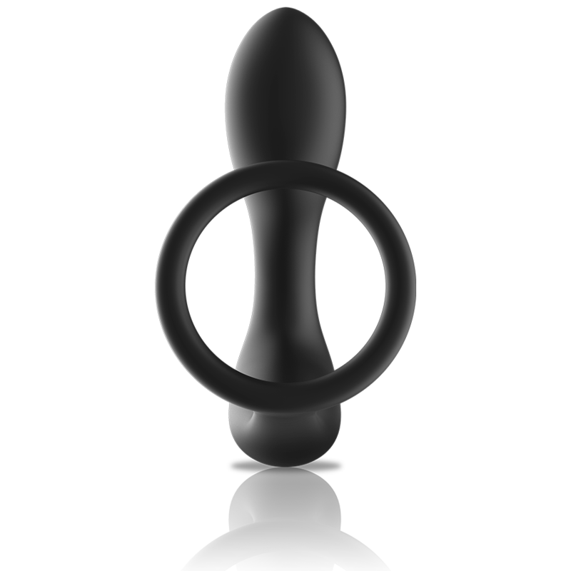 BLACK&SILVER - MASSAGGIATORE ANALE CON TELECOMANDO RICARICABILE IN SILICONE NERO – Telecomando – foto 4