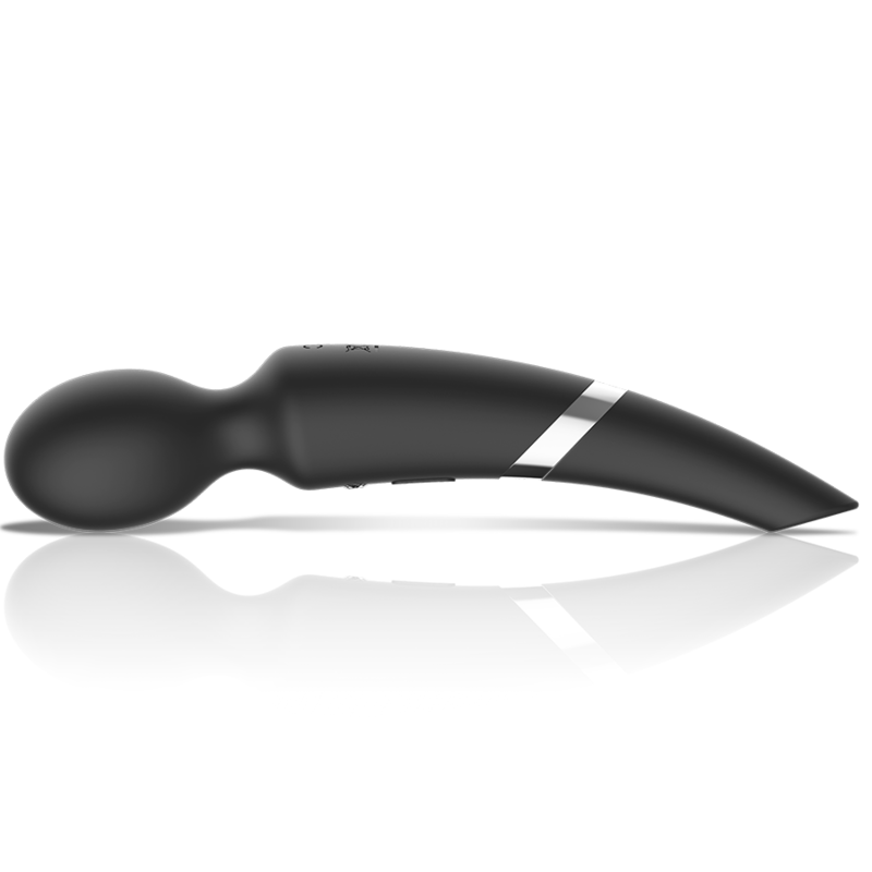 BLACK&SILVER - BECK BACCHETTA E VENTOSA 2 IN 1 IN SILICONE – Vibratori HI-TECH – foto 4