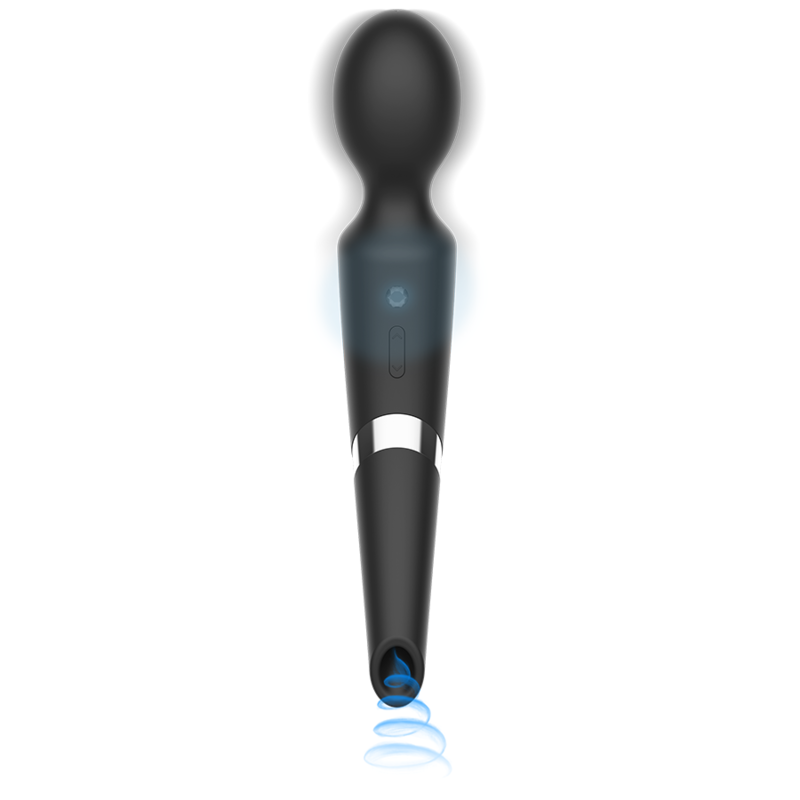 BLACK&SILVER - BECK BACCHETTA E VENTOSA 2 IN 1 IN SILICONE – Vibratori HI-TECH – foto 3