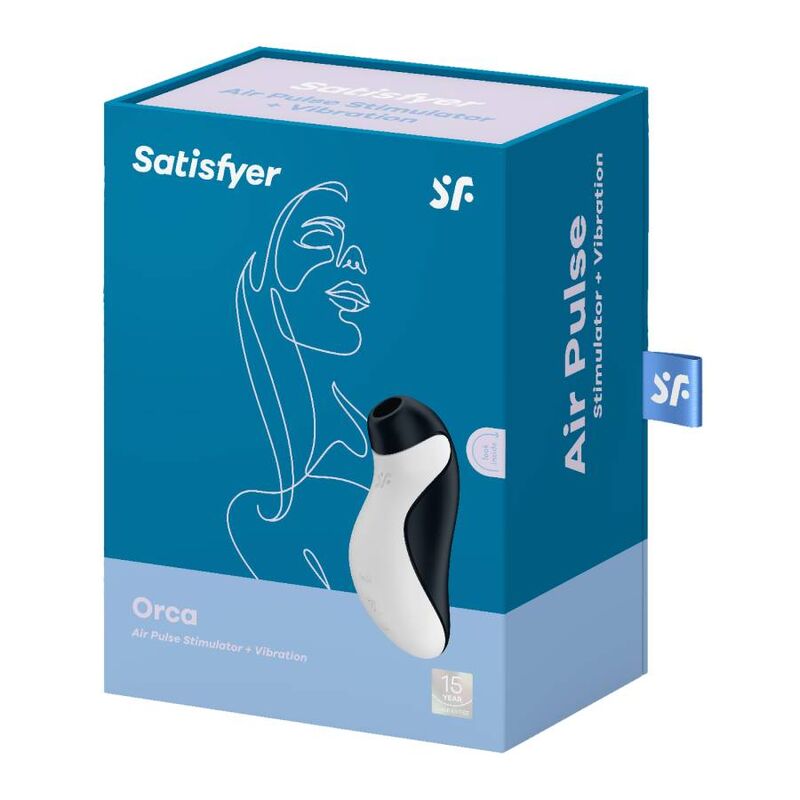SATISFYER - STIMOLATORE ORCA AIR PULSE + VIBRAZIONE – Stimolatore dell'aria nessuna vibrazione – foto 6