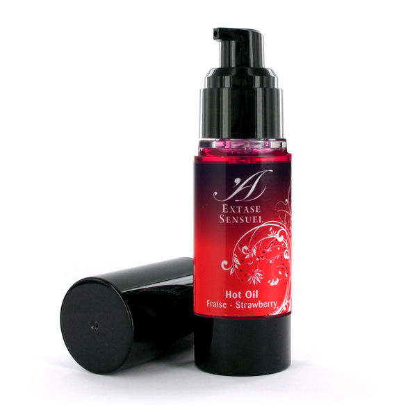 EXTASE SENSUAL - OLIO CALORE STIMOLANTE ALLA FRAGOLA 30 ML – Con effetto termico – foto 3
