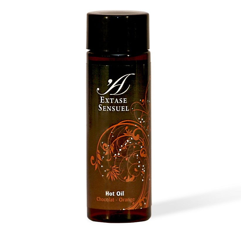 EXTASE SENSUAL - OLIO STIMOLANTE AL CIOCCOLATO E ARANCIA 100 ML – Con effetto termico – foto 2