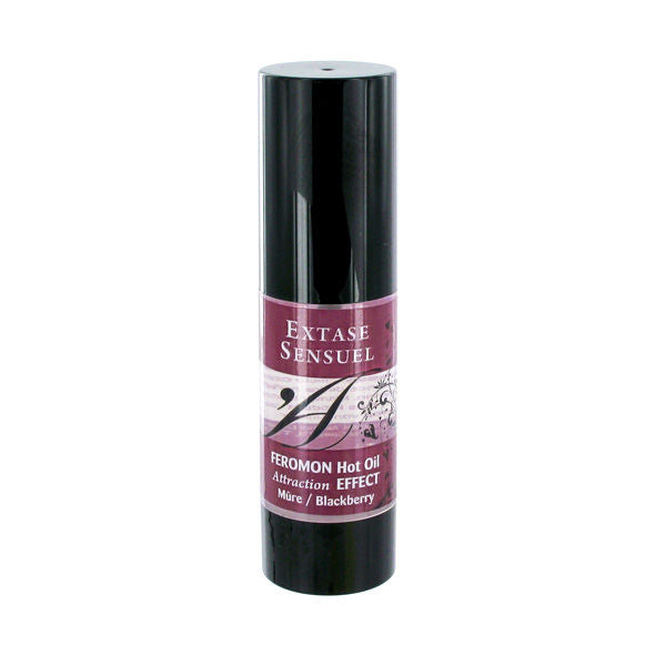 EXTASE SENSUAL - OLIO DA MASSAGGIO EFFETTO RISCALDANTE AI FEROMONI DI MORA 30 ML – Con effetto termico – foto 3