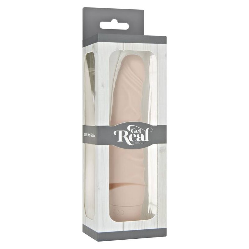 GET REAL - MINI PELLE VIBRANTE SLIM CLASSICA – Vibratori realistici – foto 3