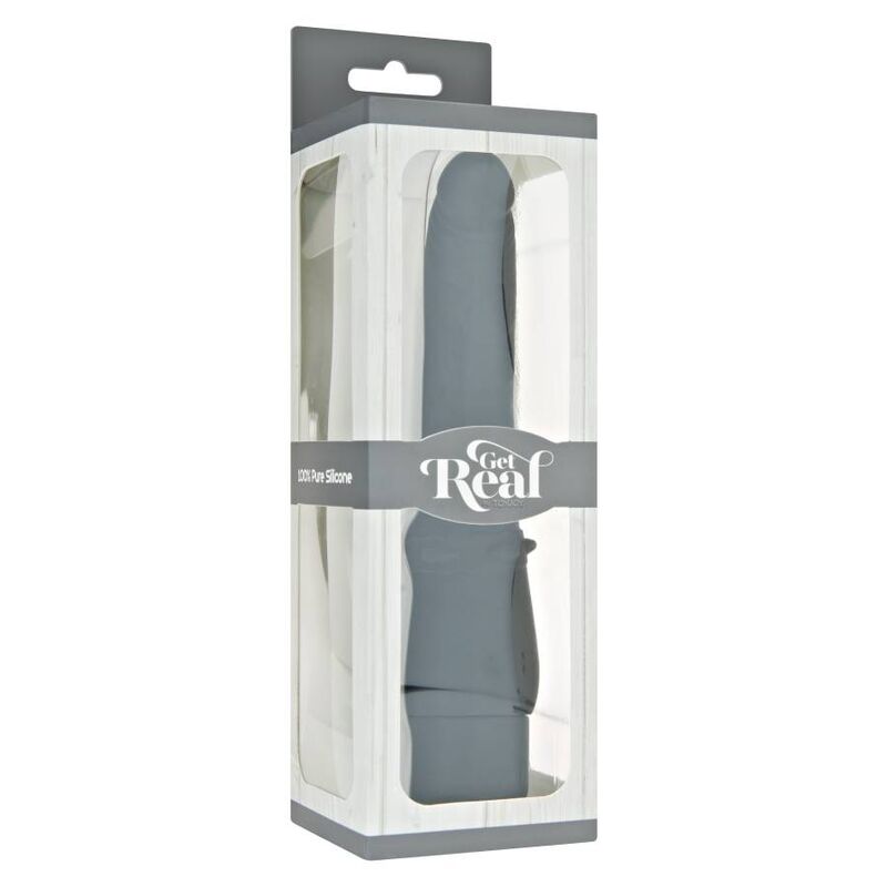 GET REAL - VIBRATORE LISCIO CLASSICO NERO – Vibratori realistici – foto 3