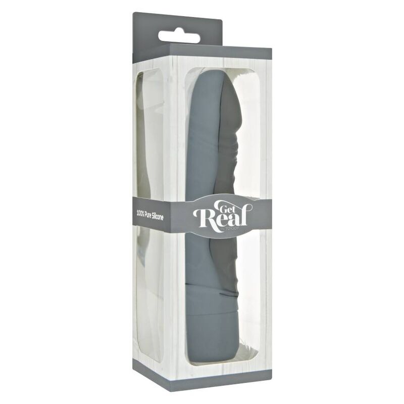 GET REAL - VIBRATORE NERO ORIGINALE CLASSICO – Vibratori realistici – foto 3