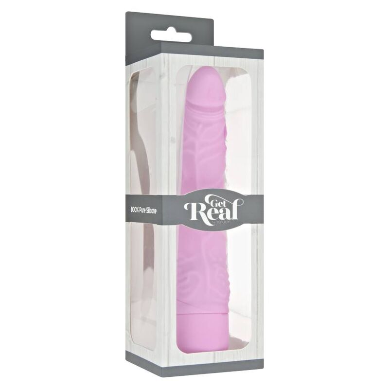 GET REAL - VIBRATORE CLASSICO SLIM ROSA – Vibratori realistici – foto 3