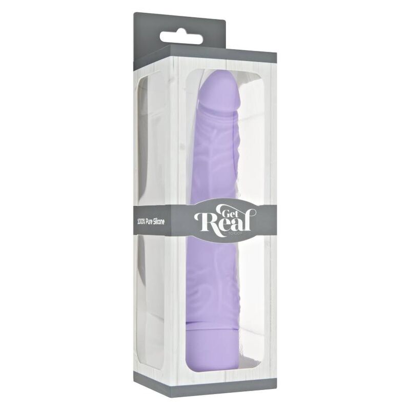 GET REAL - VIBRATORE CLASSICO SLIM VIOLA – Vibratori realistici – foto 3