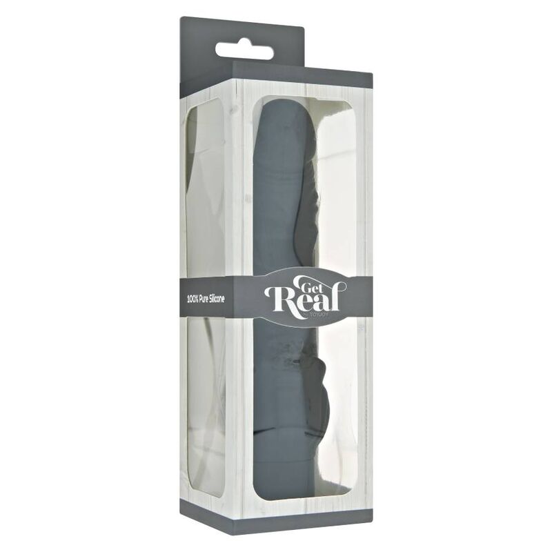 GET REAL - VIBRATORE STIM CLASSICO NERO – Vibratori realistici – foto 3