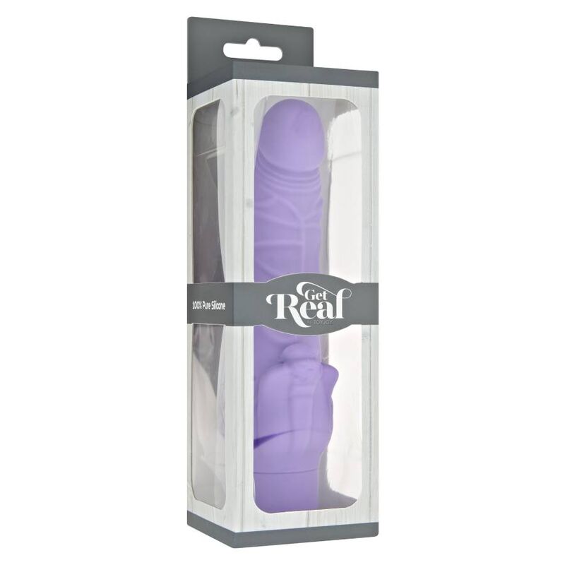 GET REAL - VIBRATORE STIM CLASSICO VIOLA – Vibratori realistici – foto 3