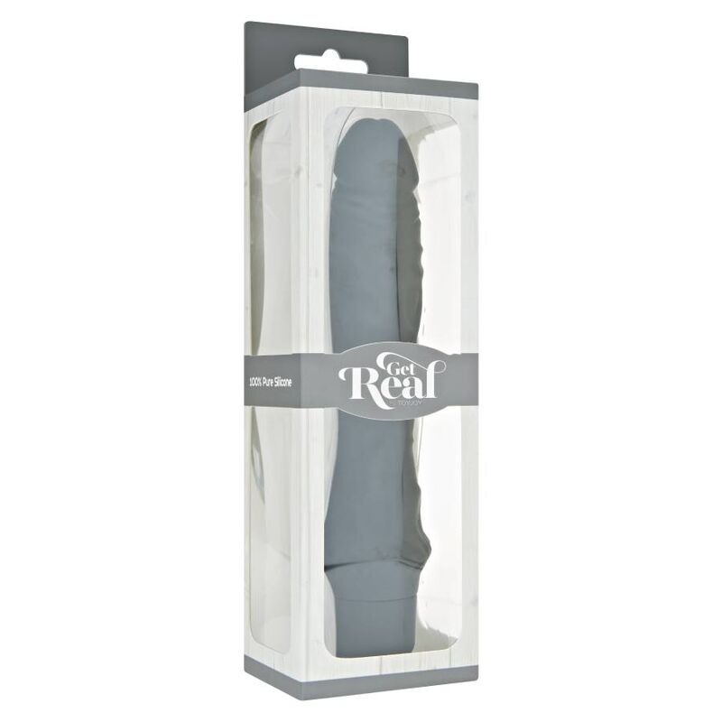GET REAL - VIBRATORE NERO GRANDE CLASSICO – Vibratori realistici – foto 3