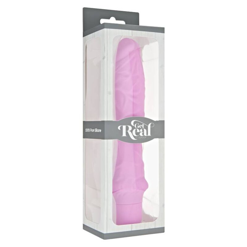 GET REAL - VIBRATORE CLASSICO GRANDE ROSA – Vibratori realistici – foto 3