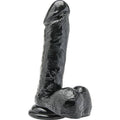 GET REAL - DILDO 18 CM CON SFERE NERO – Peni realistici