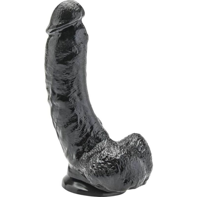 GET REAL - DILDO 20,5 CM CON SFERE NERO – Peni realistici