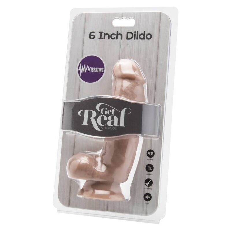 GET REAL - DILDO 12 CM CON VIBRATORE PER SFERE – Telecomando – foto 2
