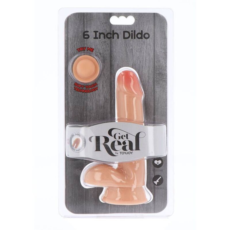 GET REAL - DILDO A DOPPIA DENSIT 17 CM PALLE PELLE – Peni realistici – foto 2