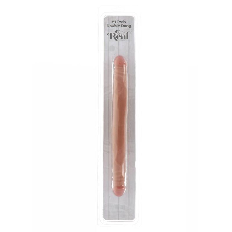 GET REAL - PELLE DOPPIA DONG 35 CM – Doppio pene – foto 4