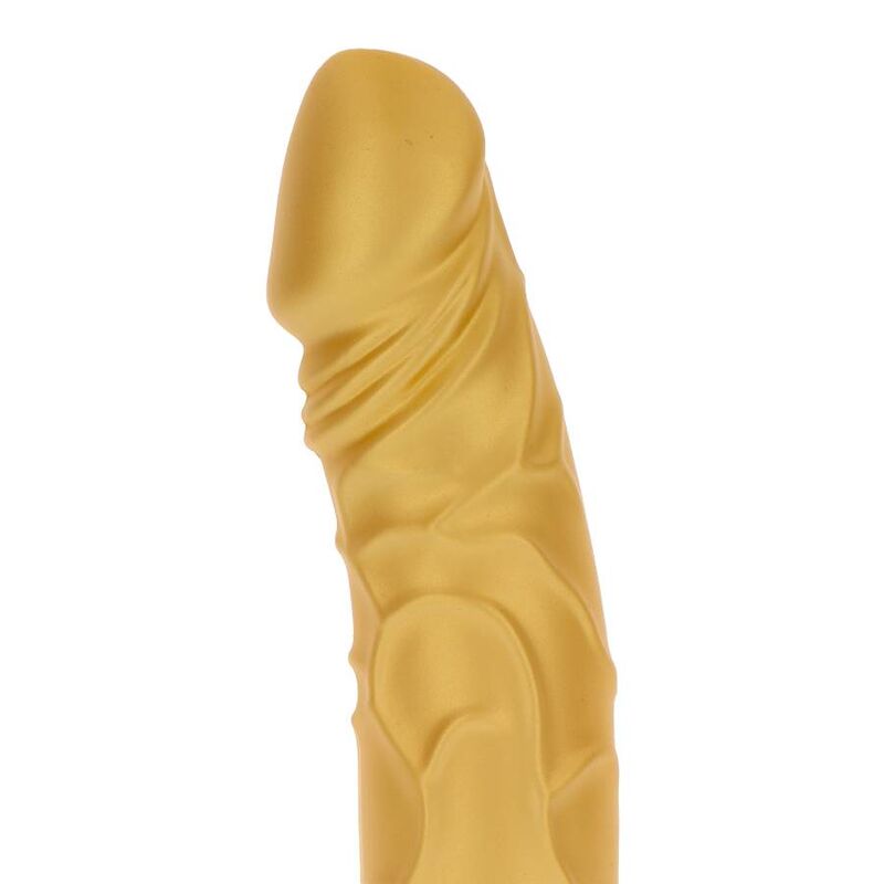 GET REAL - VIBRATORE ORIGINALE GOLD DICKER ORO – Vibratori realistici – foto 5