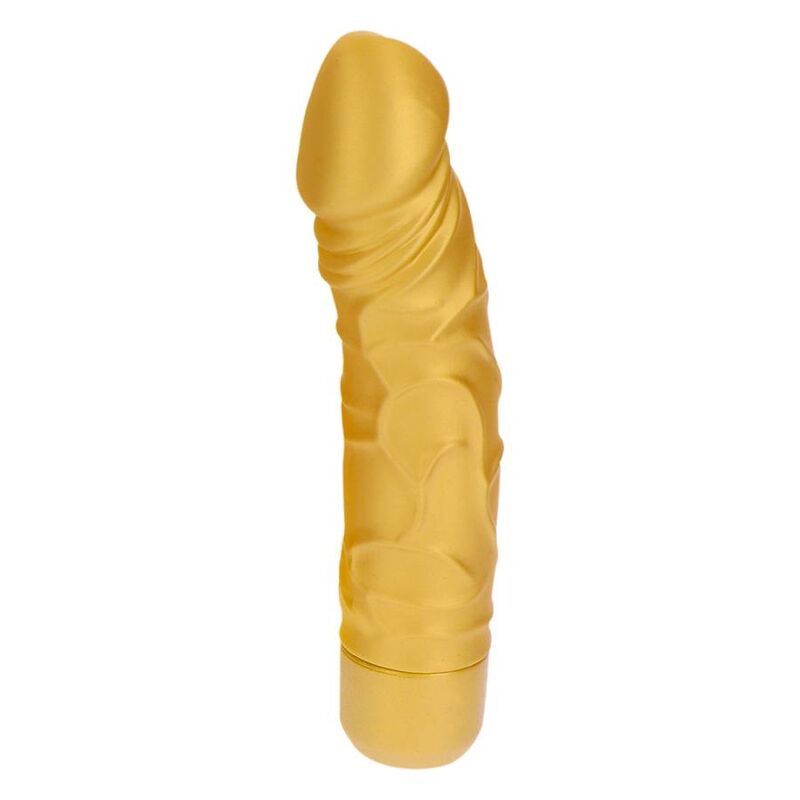 GET REAL - VIBRATORE ORIGINALE GOLD DICKER ORO – Vibratori realistici – foto 3