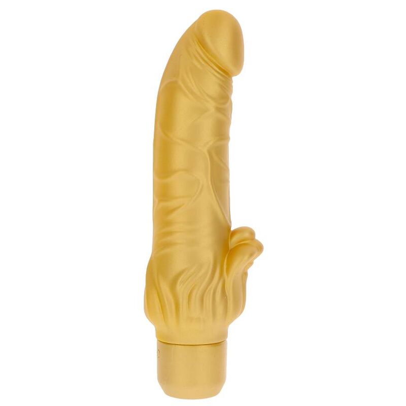 GET REAL - VIBRATORE GOLD DICKER STIM ORO – Vibratori realistici – foto 2