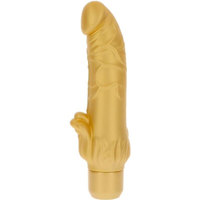 GET REAL - VIBRATORE GOLD DICKER STIM ORO – Vibratori realistici