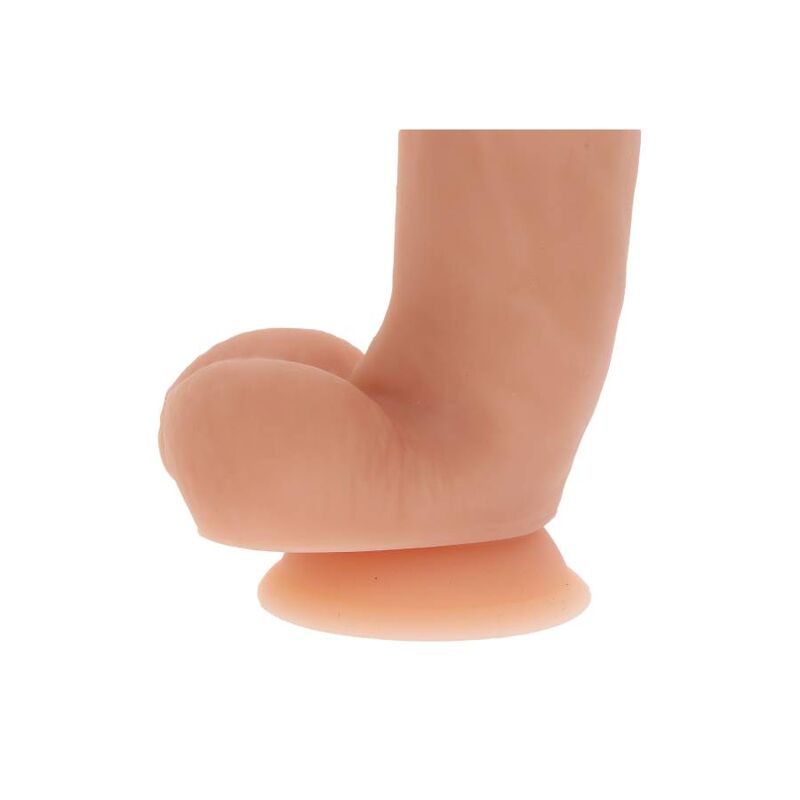 GET REAL - DILDO IN SILICONE 18 CM CON PALLE IN PELLE – Peni realistici – foto 3
