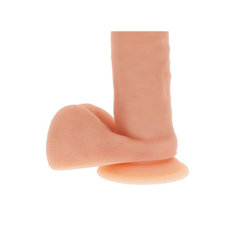 GET REAL - DILDO IN SILICONE 20,5 CM CON PALLE IN PELLE – Peni realistici – foto 3