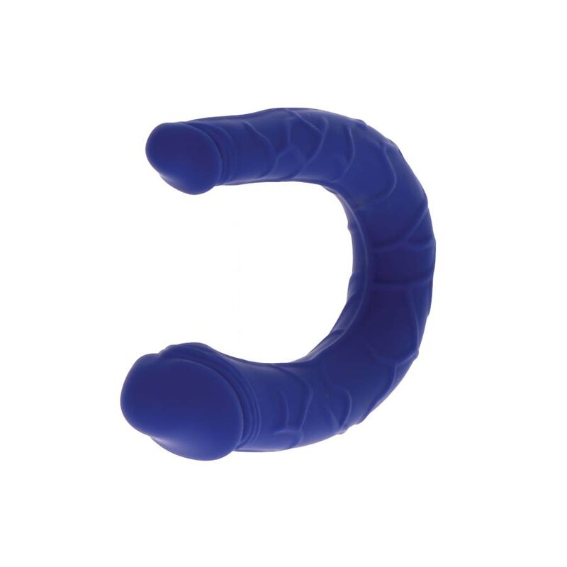 GET REAL - MINI DOPPIO DONG BLU REALISTICO – Doppio pene – foto 3